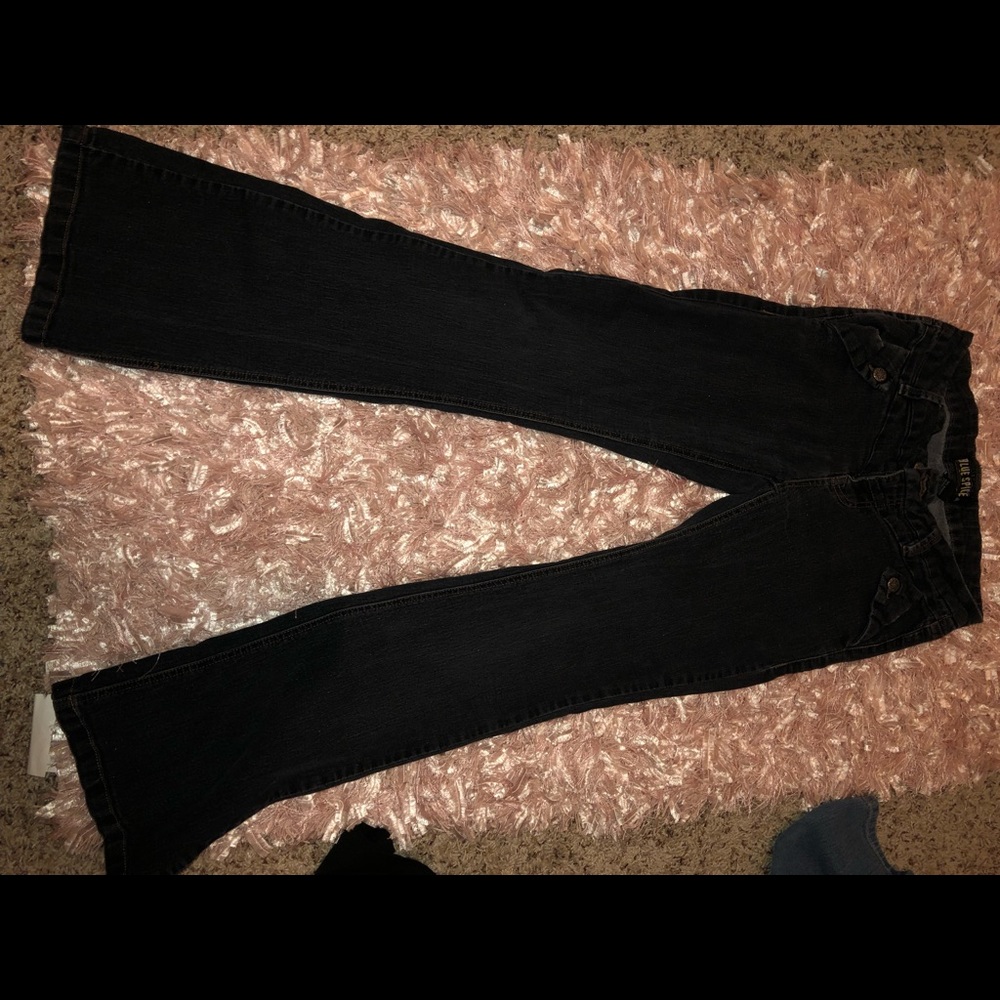 Dark blue jeans